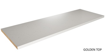 URBAN RANGE - Square Edge Contract Crystal White Quartz Gloss 3600 x 900 x 30MM