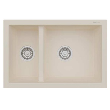 Realstone Composite Sink - Granite Cream Undermount 1.5 Bowl