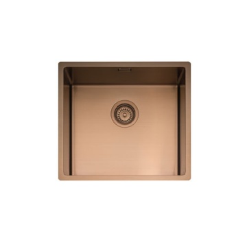CAPLE - Mode045CO Inset or Undermount Sink Copper Finish