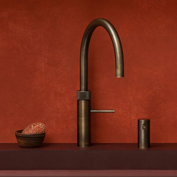 QUOOKER - PRO3 Fusion Round 3FRPTN Tap Patinated Brass