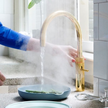 QUOOKER - PRO3 Fusion Round 3FRGLD Tap Gold