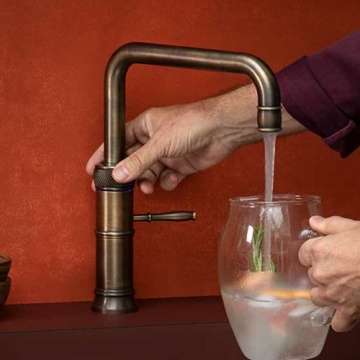 QUOOKER - PRO3 Classic Fusion Square 3CFSPTN Tap Patinated Brass