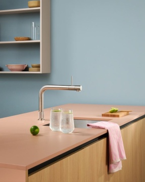 QUOOKER - PRO3 Front 3FRONTRVS Tap Stainless Steel