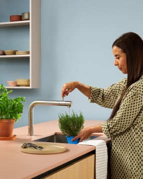 QUOOKER - PRO3 Front 3FRONTRVS Tap Stainless Steel