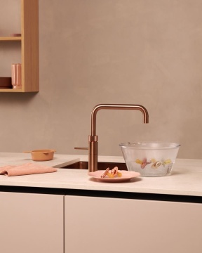 QUOOKER - PRO3 Fusion Square 3FSRCO Tap Rose Copper