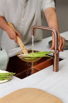 QUOOKER - PRO3 Fusion Square 3FSRCO Tap Rose Copper