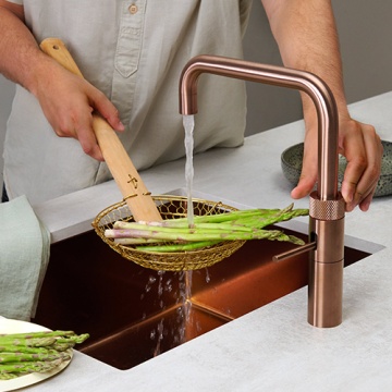 QUOOKER - PRO3 Fusion Square 3FSRCO Tap Rose Copper