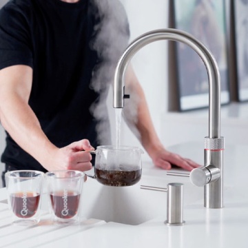 QUOOKER SPECIAL OFFER 2 - PRO3 Flex Stainless Steel 3-in-1 FXRSST Tap & PRO3 Tank & Free Cold Water Filter CWF