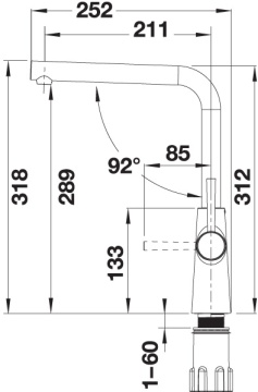 BLANCO - Lax PVD Steel Tap