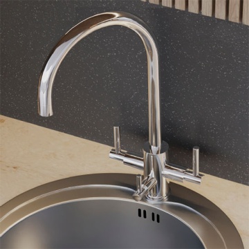 CLEARWATER - Stella Tri-Spa Chrome Filter Tap