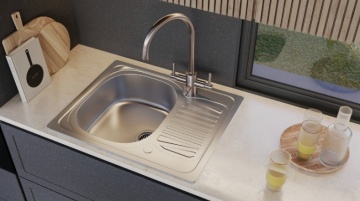 CLEARWATER - Stella Tri-Spa Brushed Nickel Filter Tap