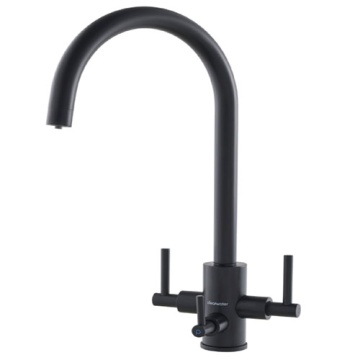 CLEARWATER - Stella Tri-Spa Black Filter Tap