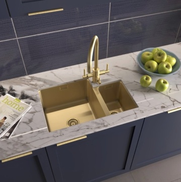 CLEARWATER - Stella Tri-Spa Satin Brass Filter Tap