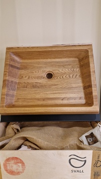 SVALL - Solid Lumber Oak BasinSVALL - Solid Lumber Oak Basin