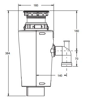 WASTEMASTER - 0.5HP Mid Duty Food Waste Disposer