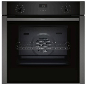 NEFF - N50 Built-in Oven B3ACE4AG3B & Built-in Microwave Oven C1AMG84G0B Graphite-Grey Pack