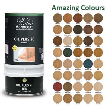 RUBIO MONOCOAT - Clear Quick Dry Oil 2C Pure 350ml