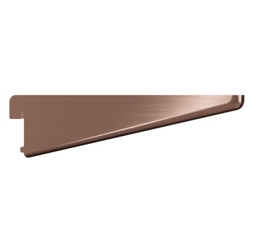 ROTHLEY - Shelving Bracket Antique Copper Twin Slot 470MMROTHLEY - Shelving Bracket Antique Copper Twin Slot 470MM