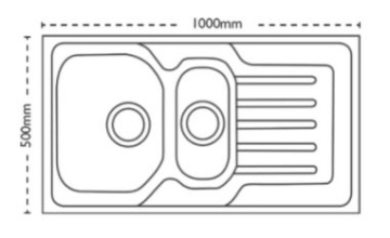 CARRON PHOENIX - Onda 150 Sink