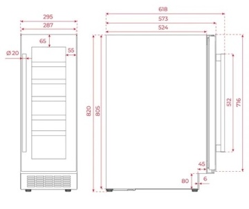 TEKA - Built-in Wine Cooler 30CM