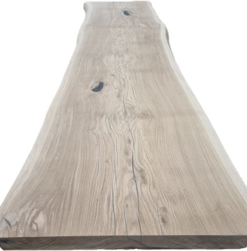 LUMBER OAK LIVE EDGE - Natural Plank 3M x 80mm x 750 - 900mm