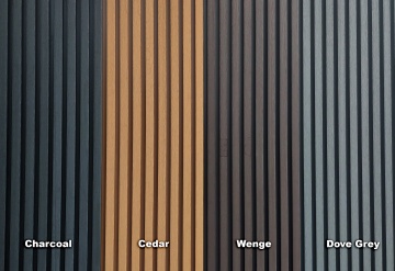 WPC Capri "Cedar" - Composite Cube Wall Cladding
