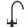 FRANKE - Krios J-Spout Slim Dual Lever Tap Matt Black