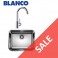 BLANCO SINK & TAP OFFER 2 - Undermount Sink Supra 500-U S/Steel & MIDA Tap Chrome