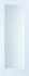 IONIC - 1 Pane Reeded Glass White Primed