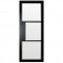 BELGRAVIA - Berkeley 3 Lite Clear Glass Premium Primed Black