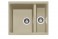 CAPLE - LEE151DS Undermount Geotech Granite 1.5 Bowl Sink Dessert Sand