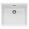CAPLE - LEE500CW Inset or Undermount Geotech Granite Sink Chalk White
