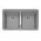 CAPLE - Lee200MINK Undermount Geotech Granite Sink Pebble Grey