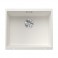 BLANCO - SUBLINE 500-U White Silgranit Undermount Sink