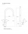 CAPLE - Aspen Pull-out Kitchen Tap Stainless Steel