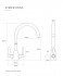 CAPLE - Avel Dual Lever Kitchen Tap Black