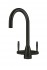 CAPLE - Avel Dual Lever Kitchen Tap Black Steel