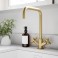 EIRLINE - Isak Cross Head Kitchen Tap Brushed Brass