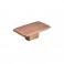 Antique Copper Rectangle Knob 59mm