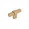 Brushed Brass T-Bar 60mm