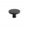 Brushed Matt Black Knob 42mm