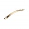 Brushed Satin Brass Bow Handle 232mm