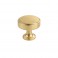 Brushed Satin Brass Knob 40mm