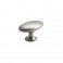 Inox Oval Knob 60mm