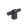 Matt Black Knurled T-Bar 60mm