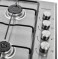 NORDMENDE - Gas Hob Enamel Pan Supports Stainless Steel 60CM