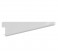 ROTHLEY - Shelving Bracket White Twin Slot 115MM