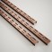 ROTHLEY - Shelving Upright Antique Copper Twin Slot 1000MM
