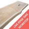 LUMBER OAK LIVE EDGE - Natural Plank 3M x 80mm x 650 - 750mm