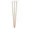 ROTHLEY - Hairpin Table 3 Pin Leg Polished Copper 710MM